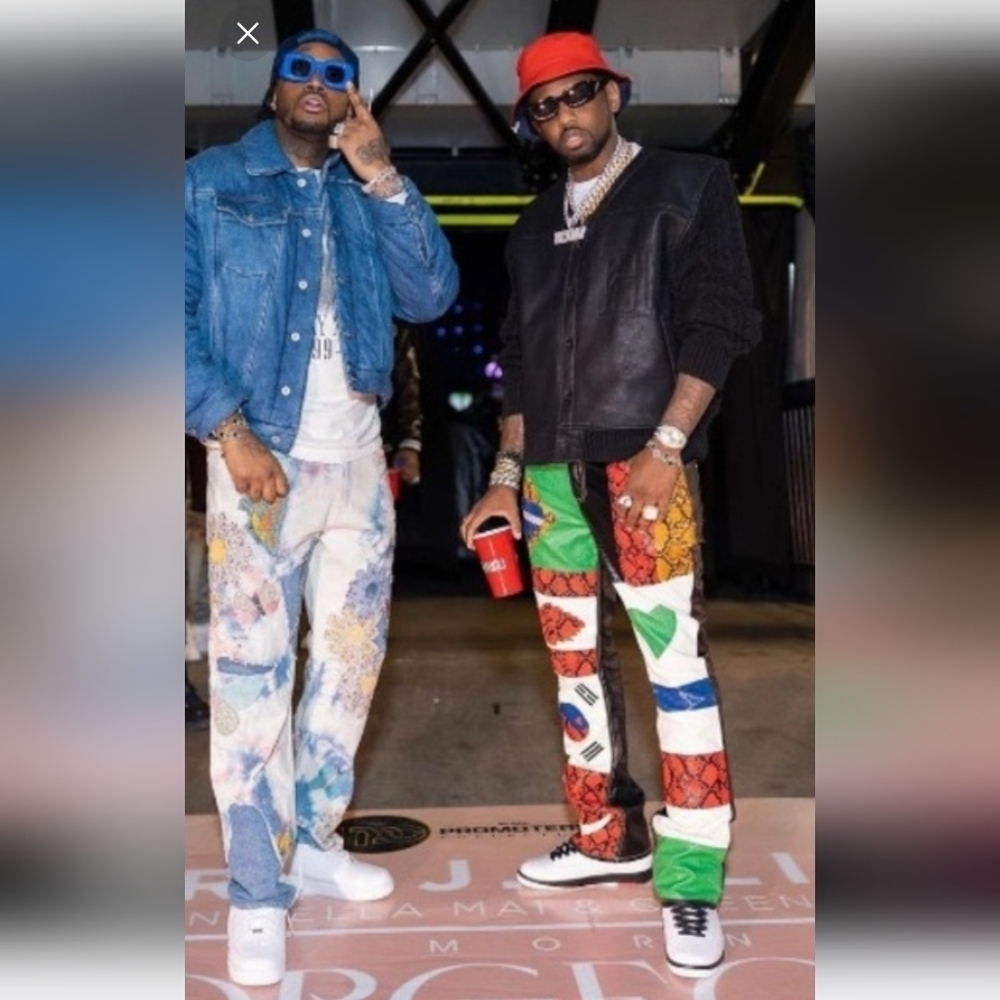 Whensmokeclears World Pants multi color - Picture 5 of 5